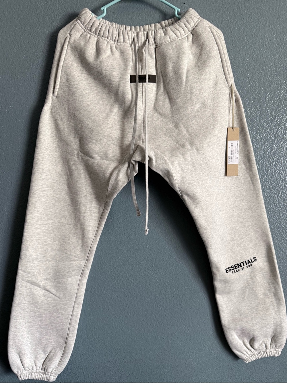 Essentials Fear of God Cuffed Sweatpants- Light Oatmeal